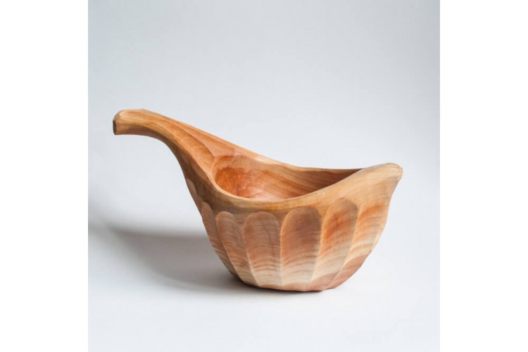 Kuksa en bois de merisier