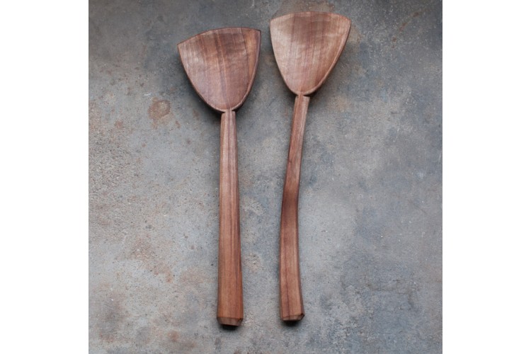 Couverts à salade en bois de bouleau